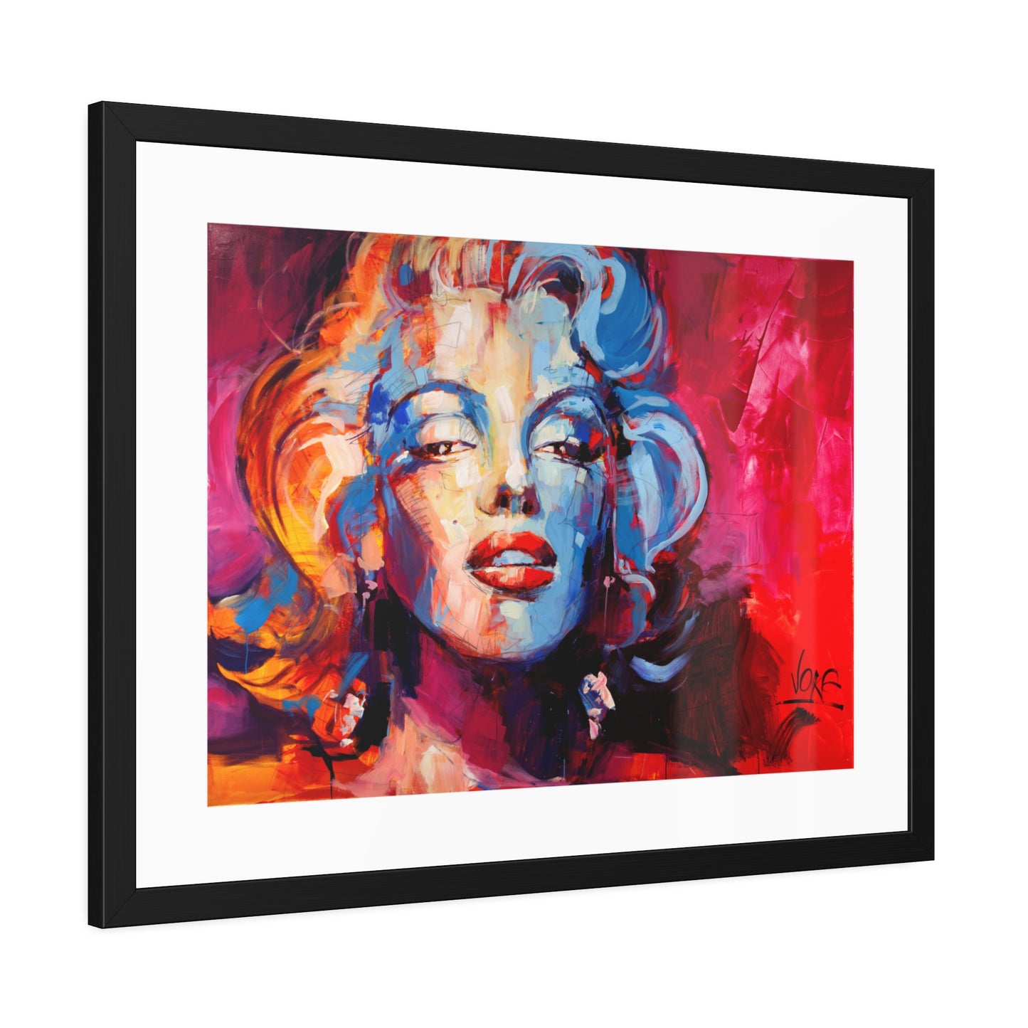 Marilyn Monroe attributed to Voke Framed Wall Art Print