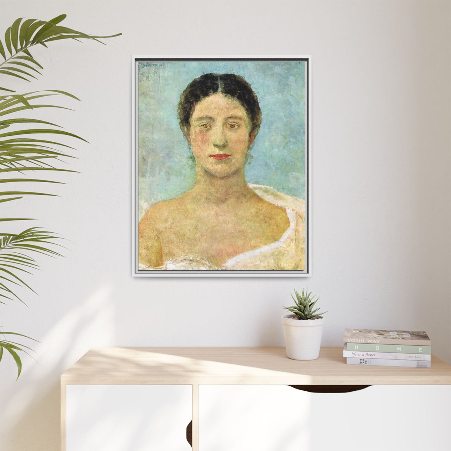Bianca by Max Klinger Framed Matte Canvas Portrait Print