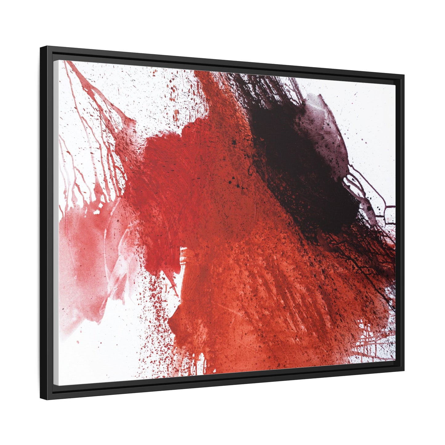 Flame by Natalija Miladinovic Matte Canvas Framed Wall Art