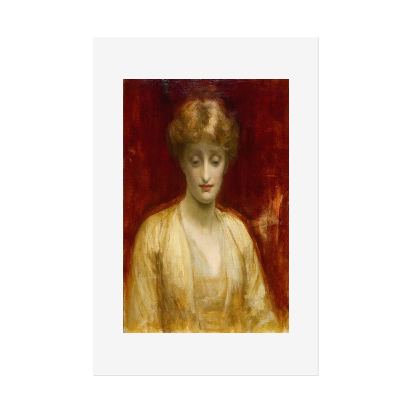 Mrs Williams by Lord Frederic Leighton Wall Art Print