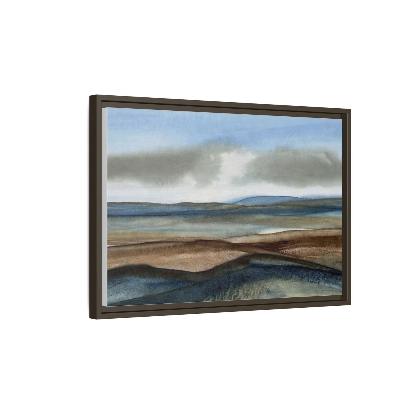 Matte Canvas Landscape, Framed (Multi-color)