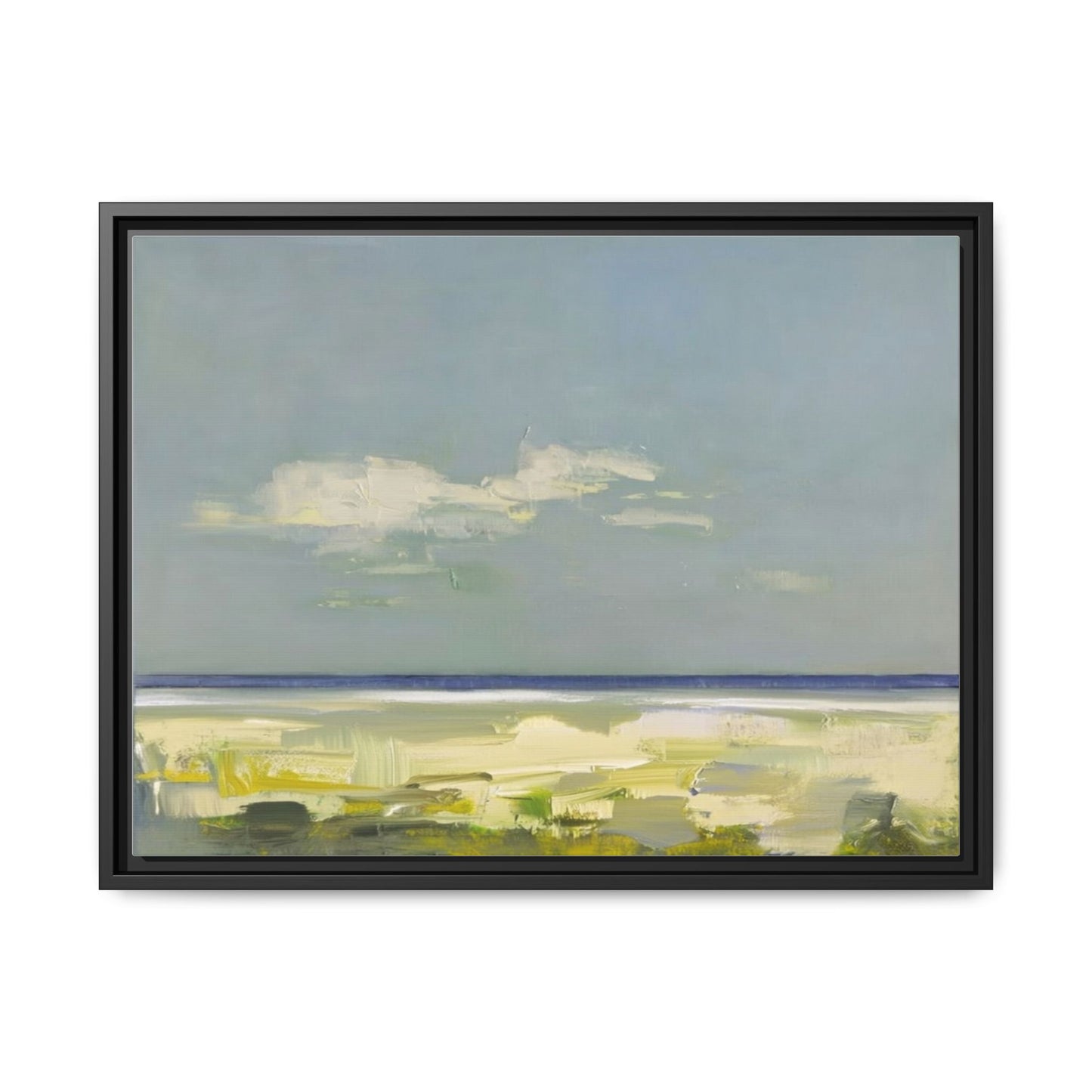 Coastal Calm Matte Canvas Framed Wall Art