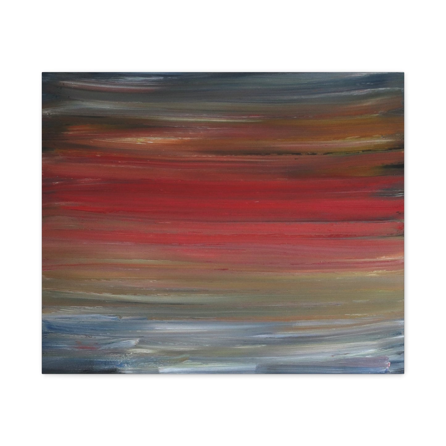Misty morning by Norman Barrett Matte Canvas Print Wall Art
