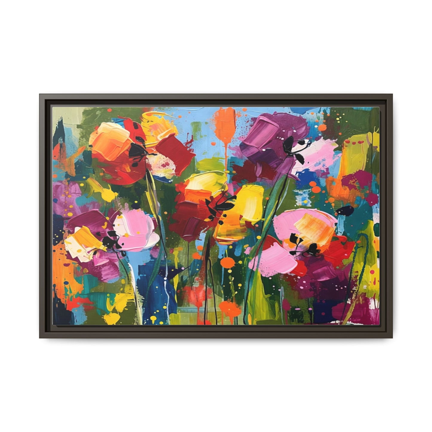 Matte Canvas, Framed (Multi-color)