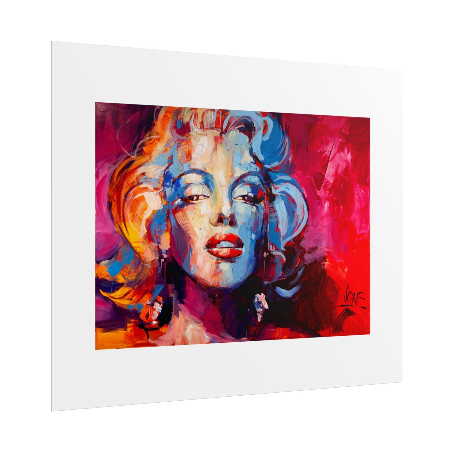 Marilyn Monroe attributed to Voke Wall Pop Art Poster