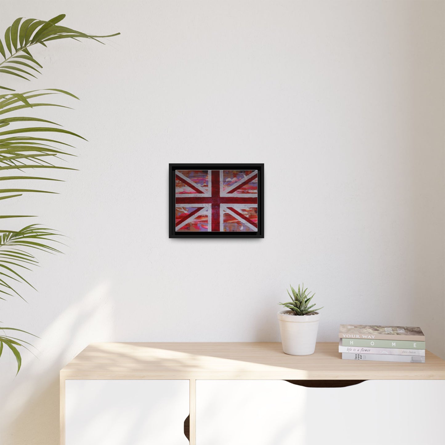 Union Jack is back! by Norman Barrett Framed Matte Canvas Print Wall Art