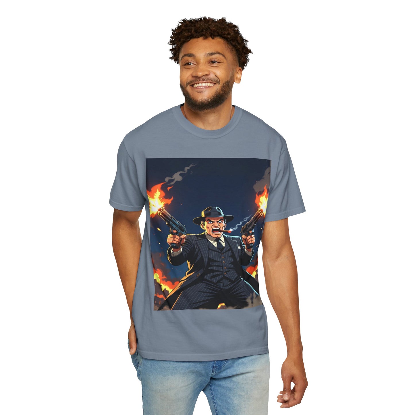 Gangster T‑Shirt — Vintage Outlaw Graphic Tee
