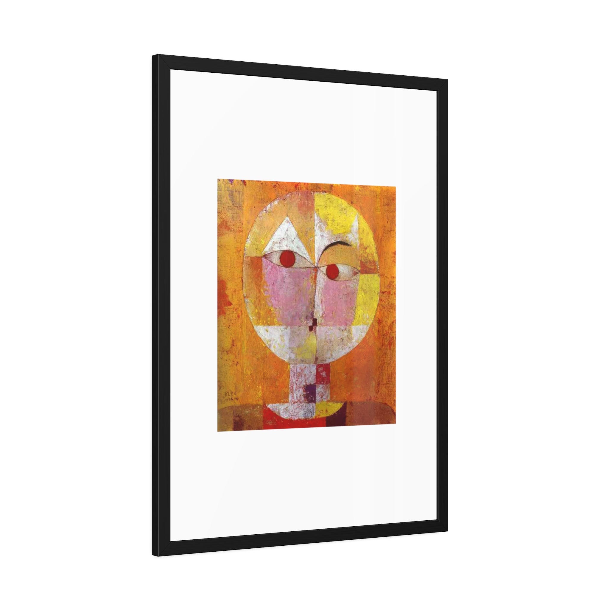 Senecio II by Paul Klee Framed Wall Art Poster