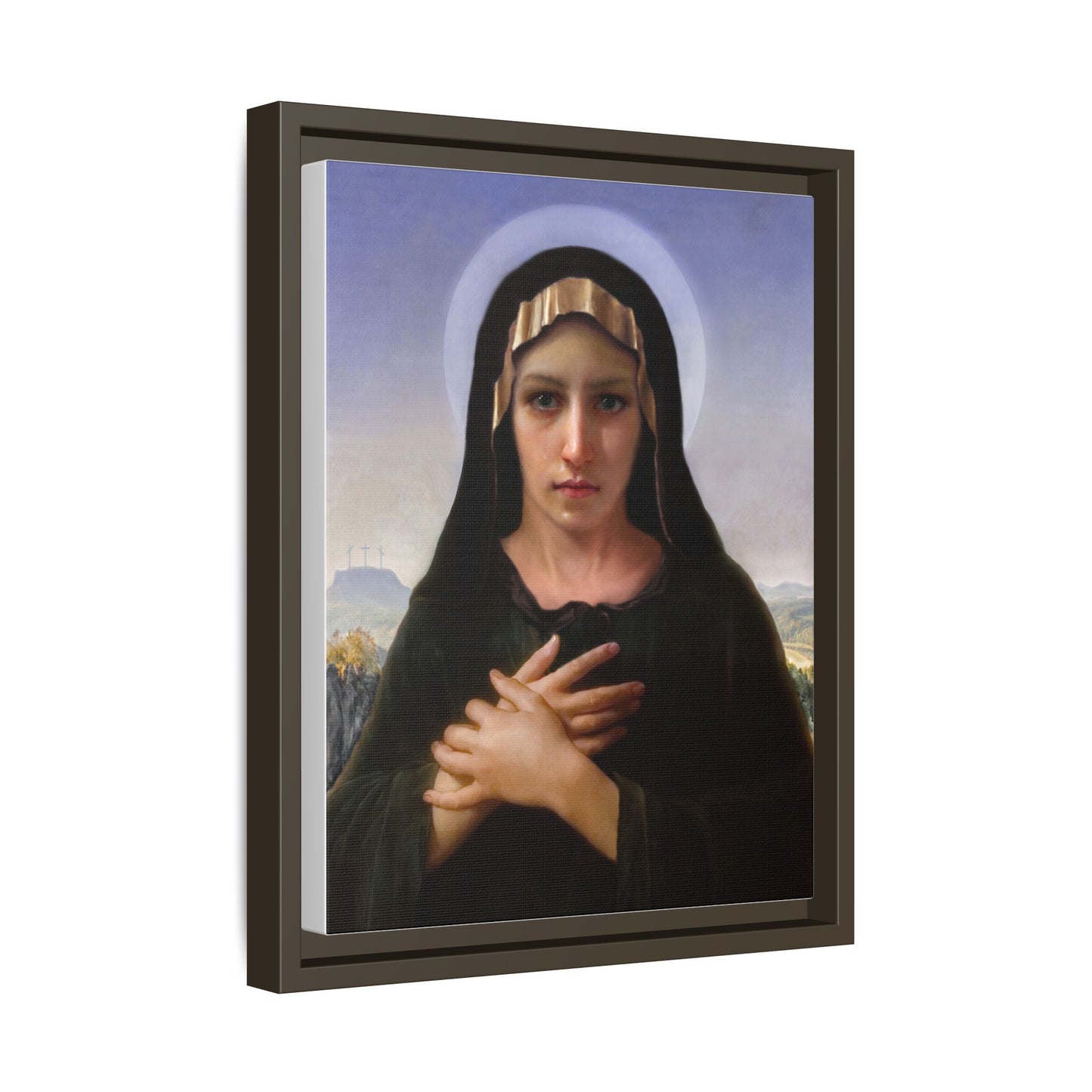 Virgo Solitudinis by William Adolphe Bouguereau Framed Matte Canvas Print