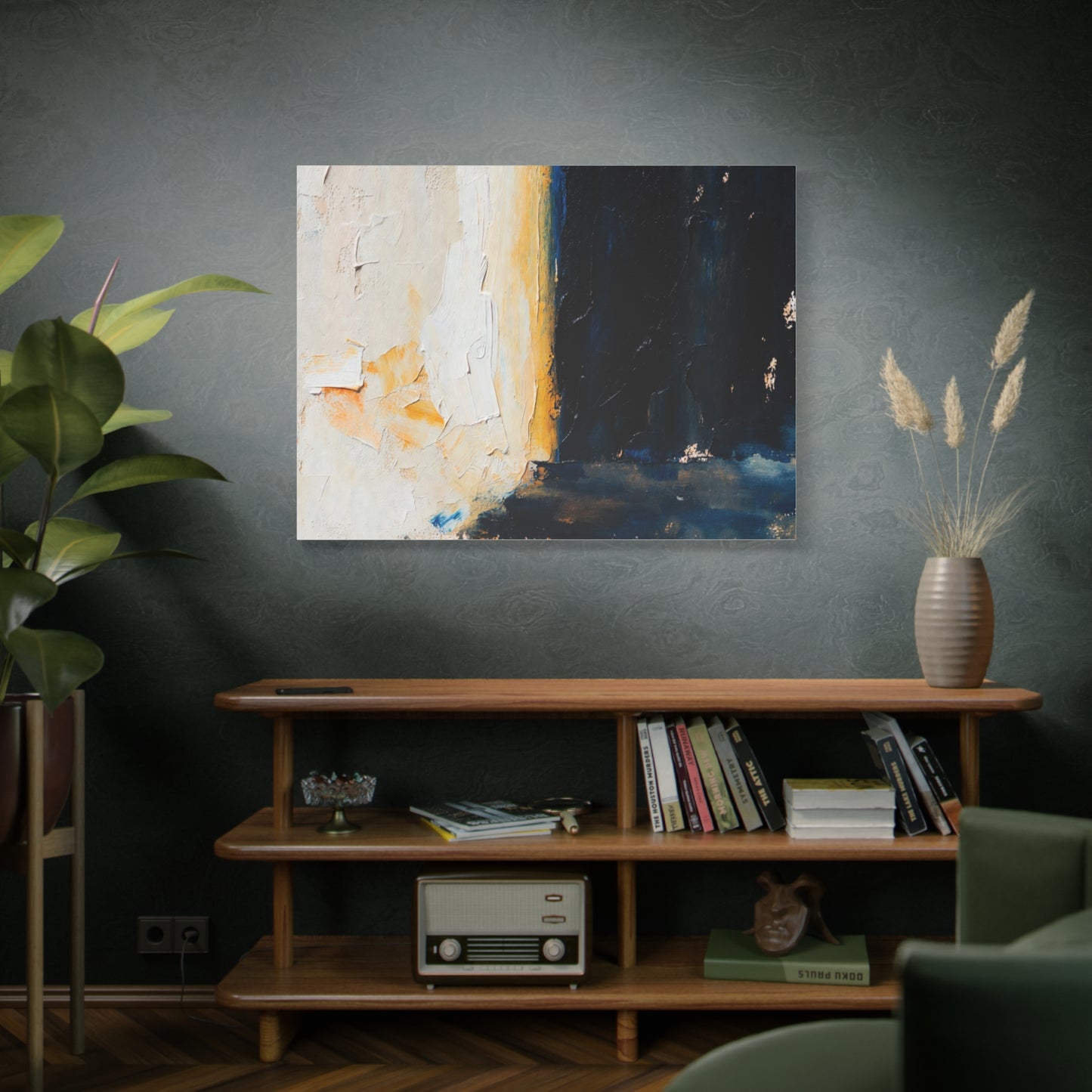 Abstract Coastal Light Matte Canvas Print — Stretched 1.25"