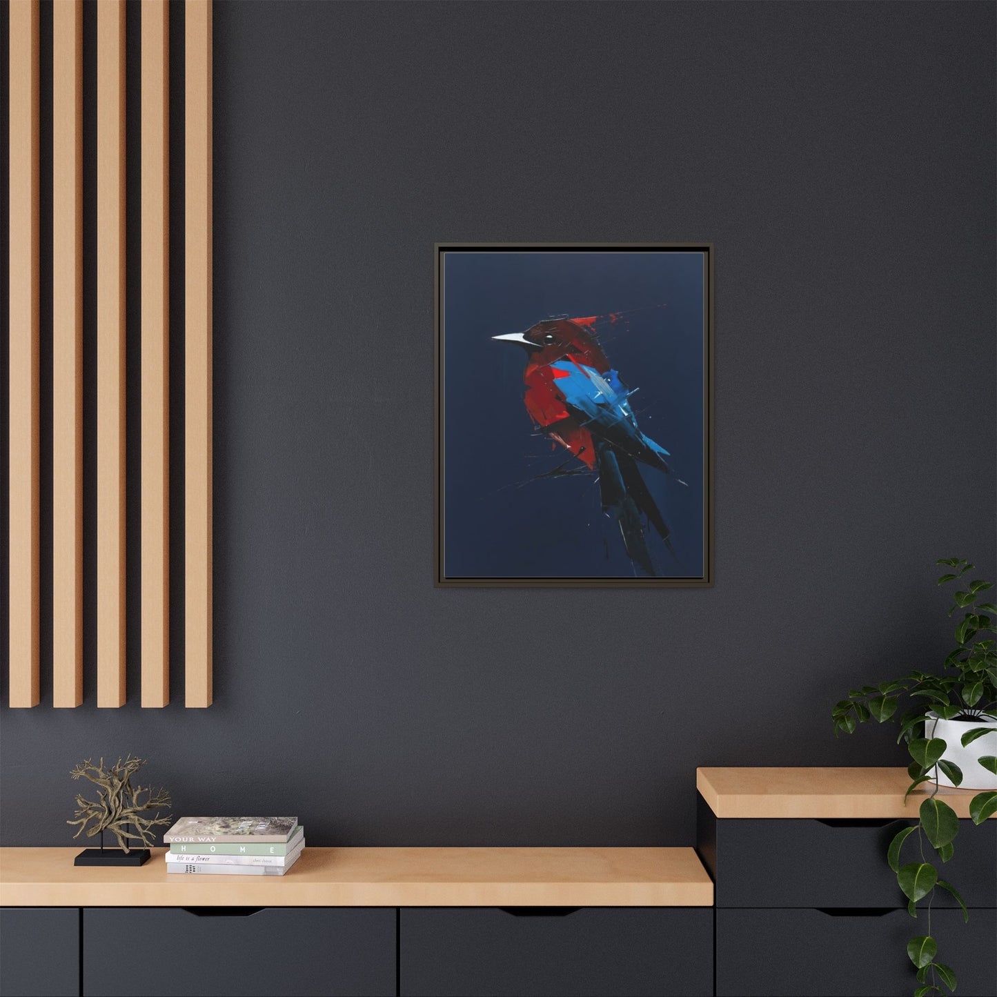 Matte Canvas, Framed (Multi-color)