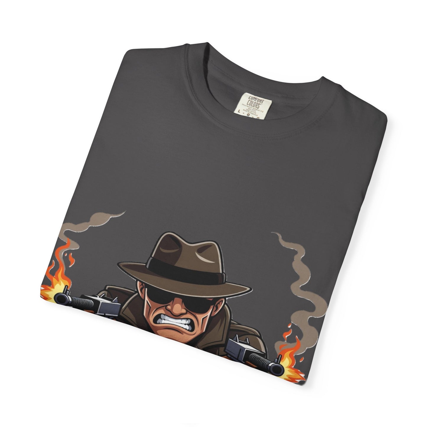 Vintage Gangster Shooter T-Shirt – Retro Mobster Graphic Tee