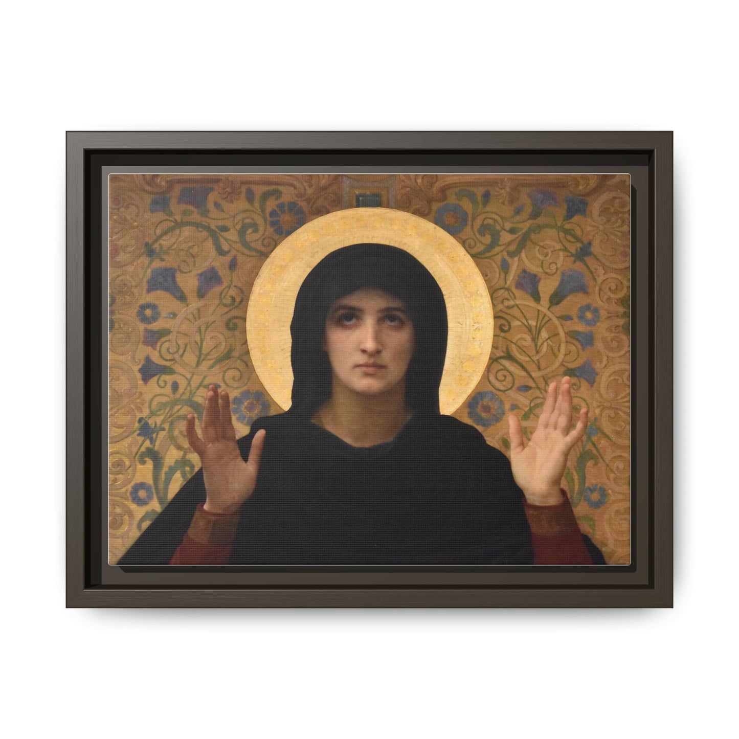 La Vierge consolatrice by William Adolphe Bouguereau Framed Matte Canvas Wall Art