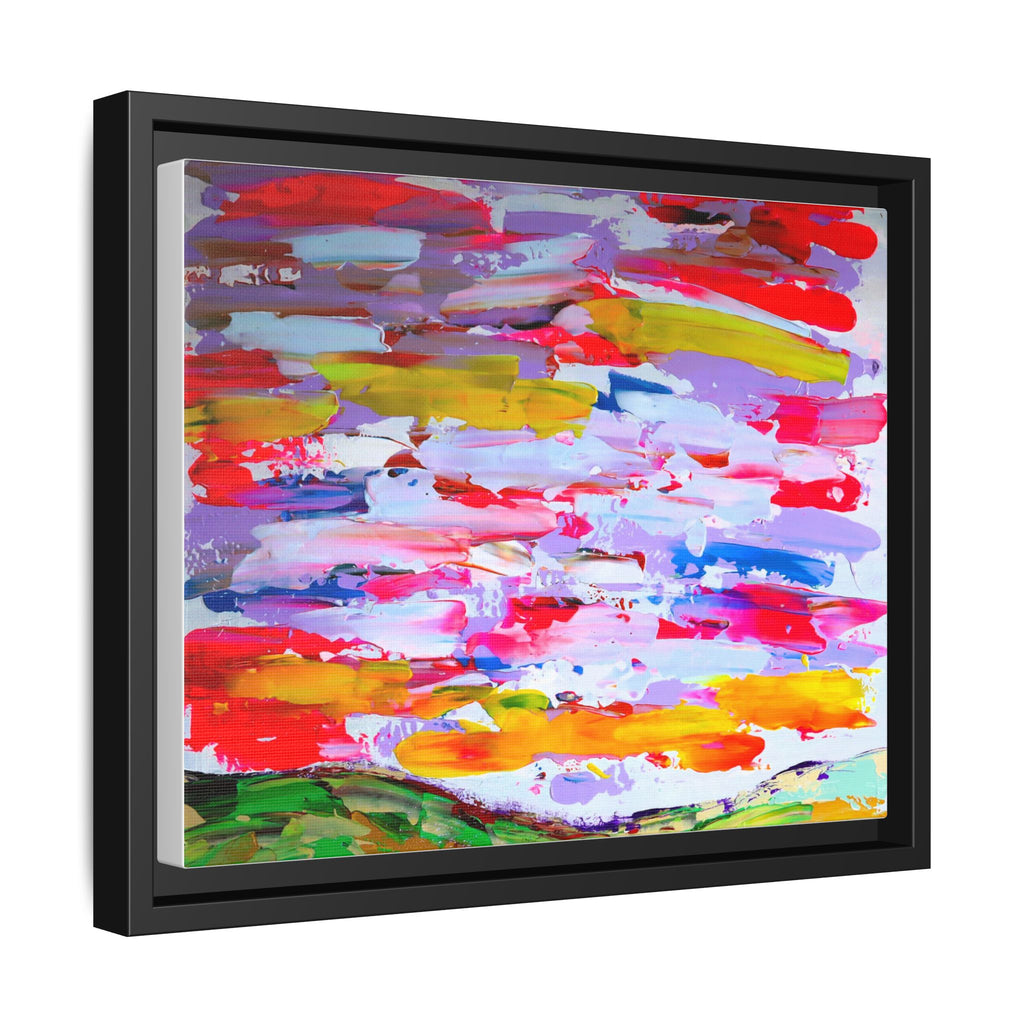 Sunny day in may by Norman Barrett Framed Matte Canvas Wall Art