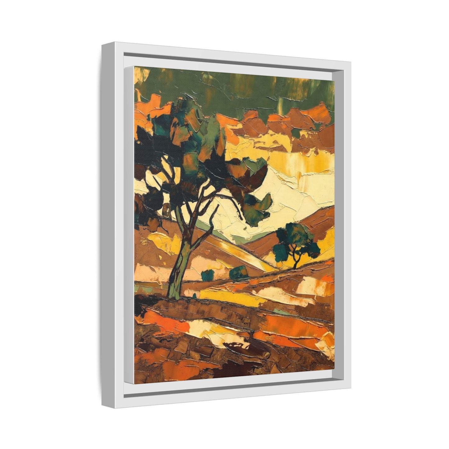 Framed Matte Canvas Landscape Art Print
