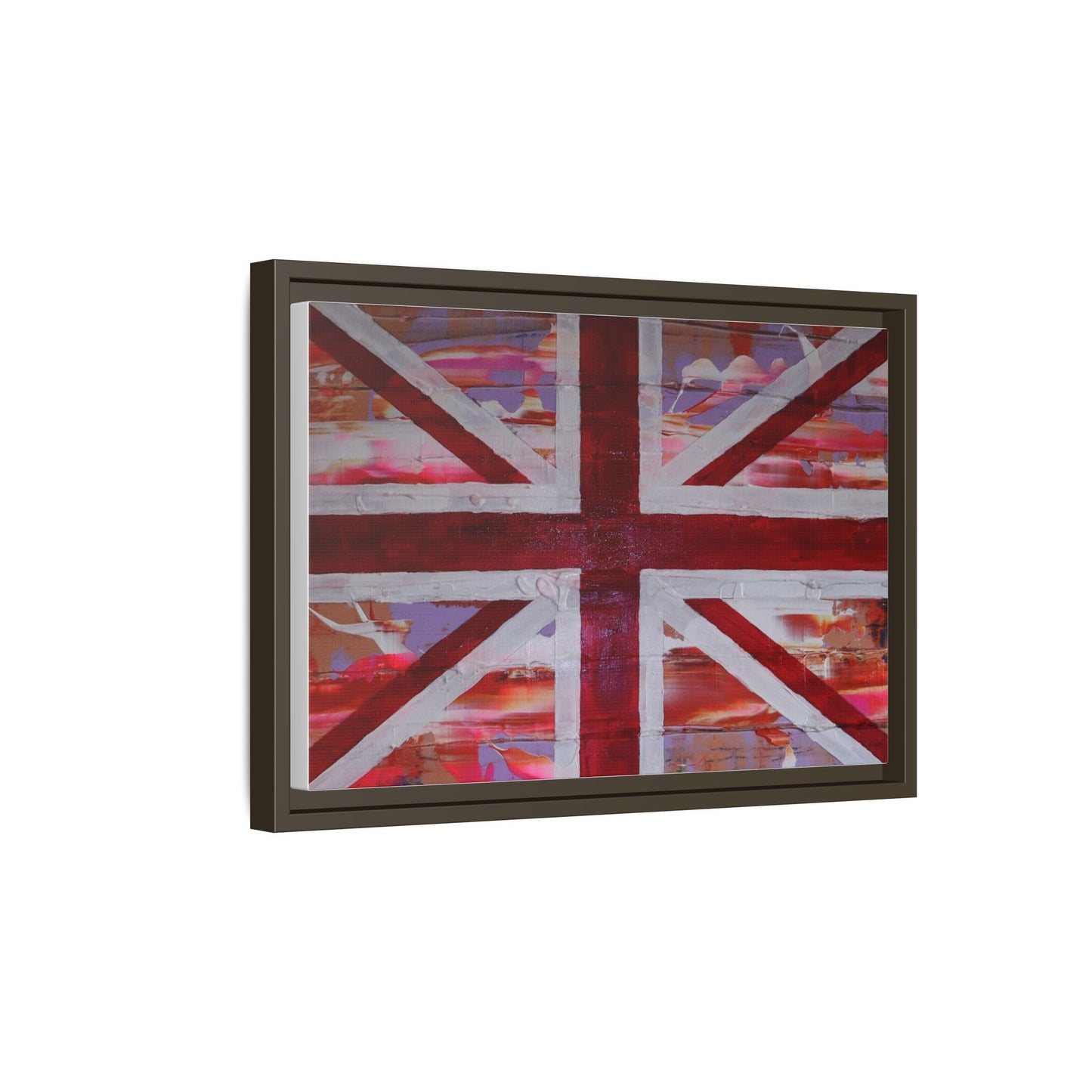 Union Jack is back! by Norman Barrett Framed Matte Canvas Print Wall Art
