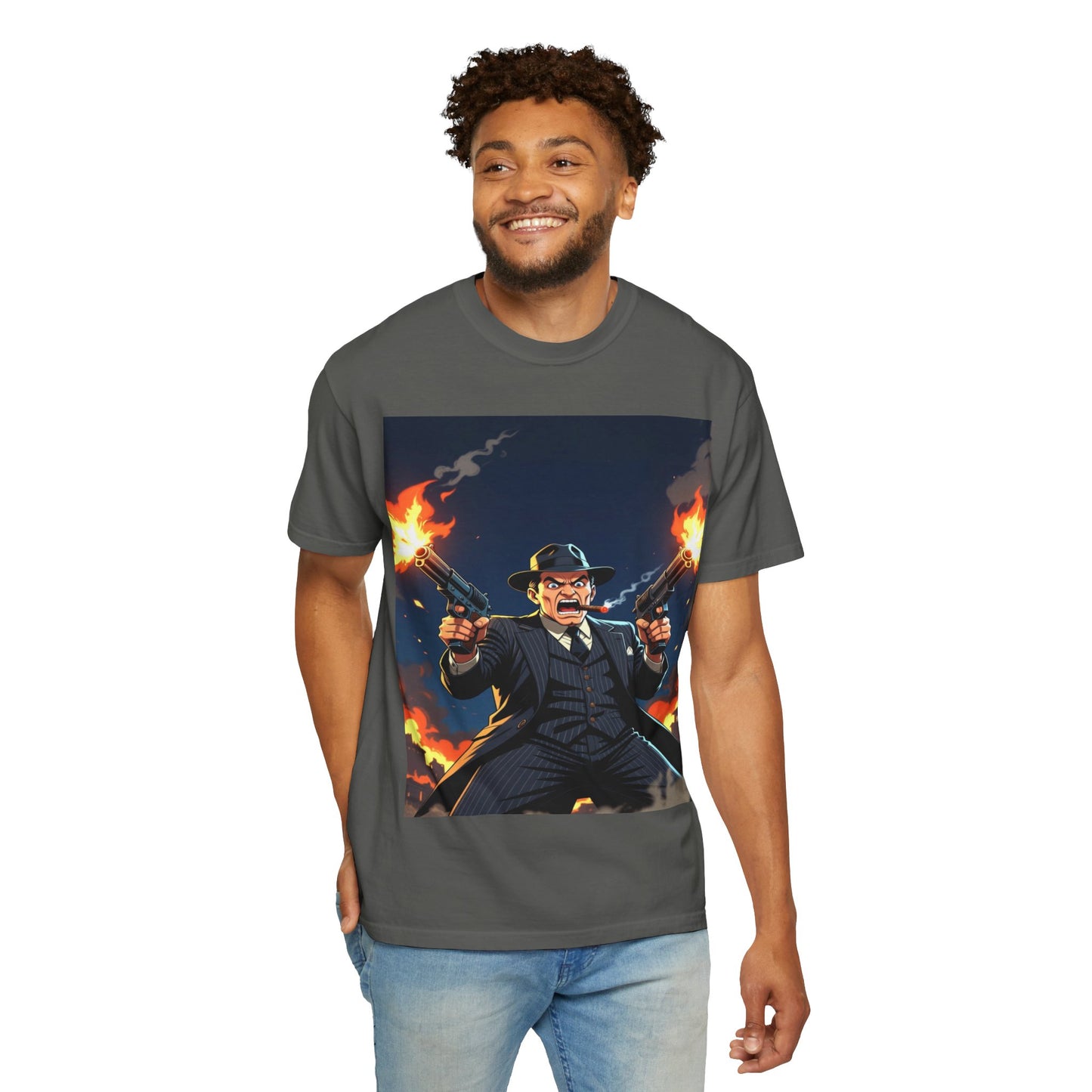 Gangster T‑Shirt — Vintage Outlaw Graphic Tee