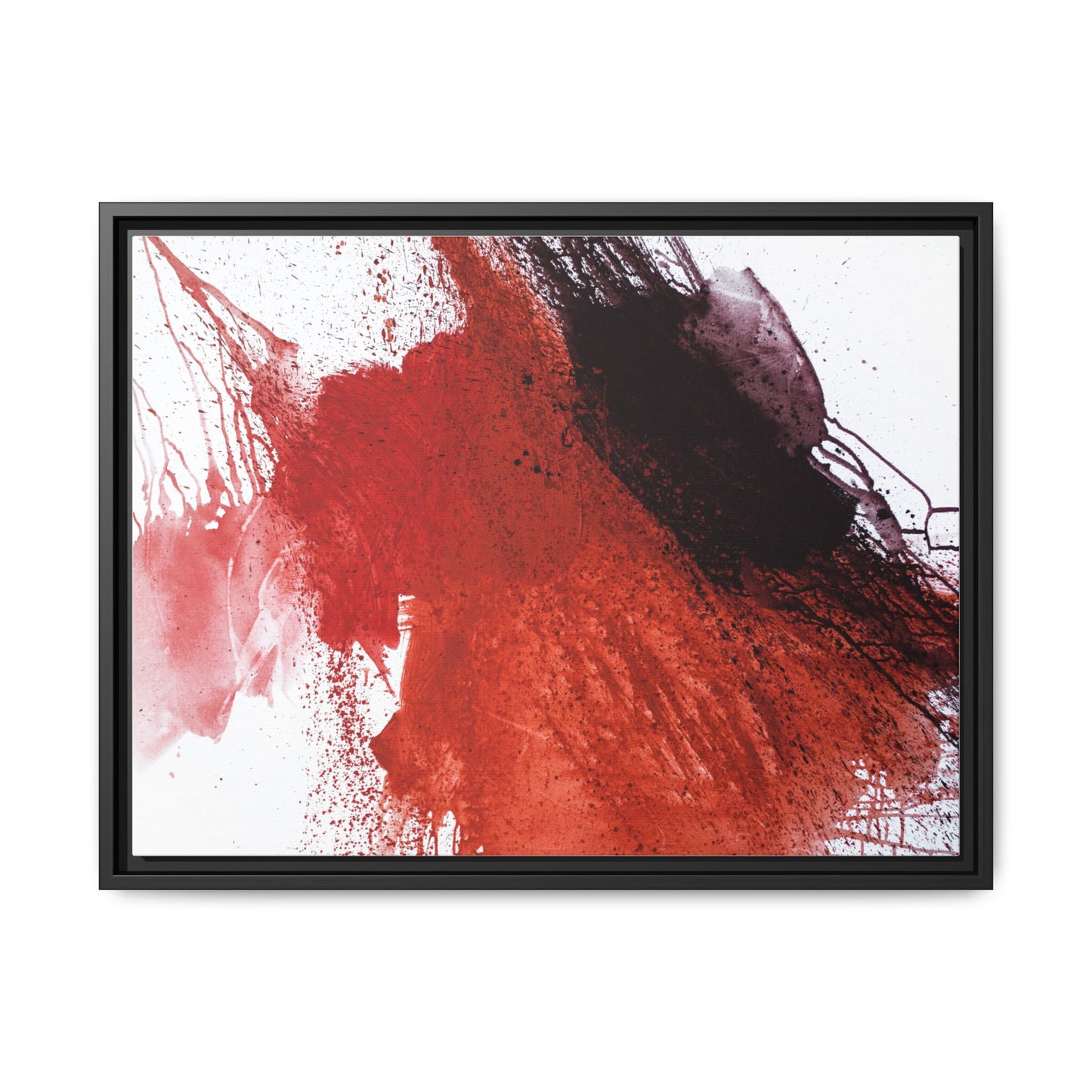 Flame by Natalija Miladinovic Matte Canvas Framed Wall Art