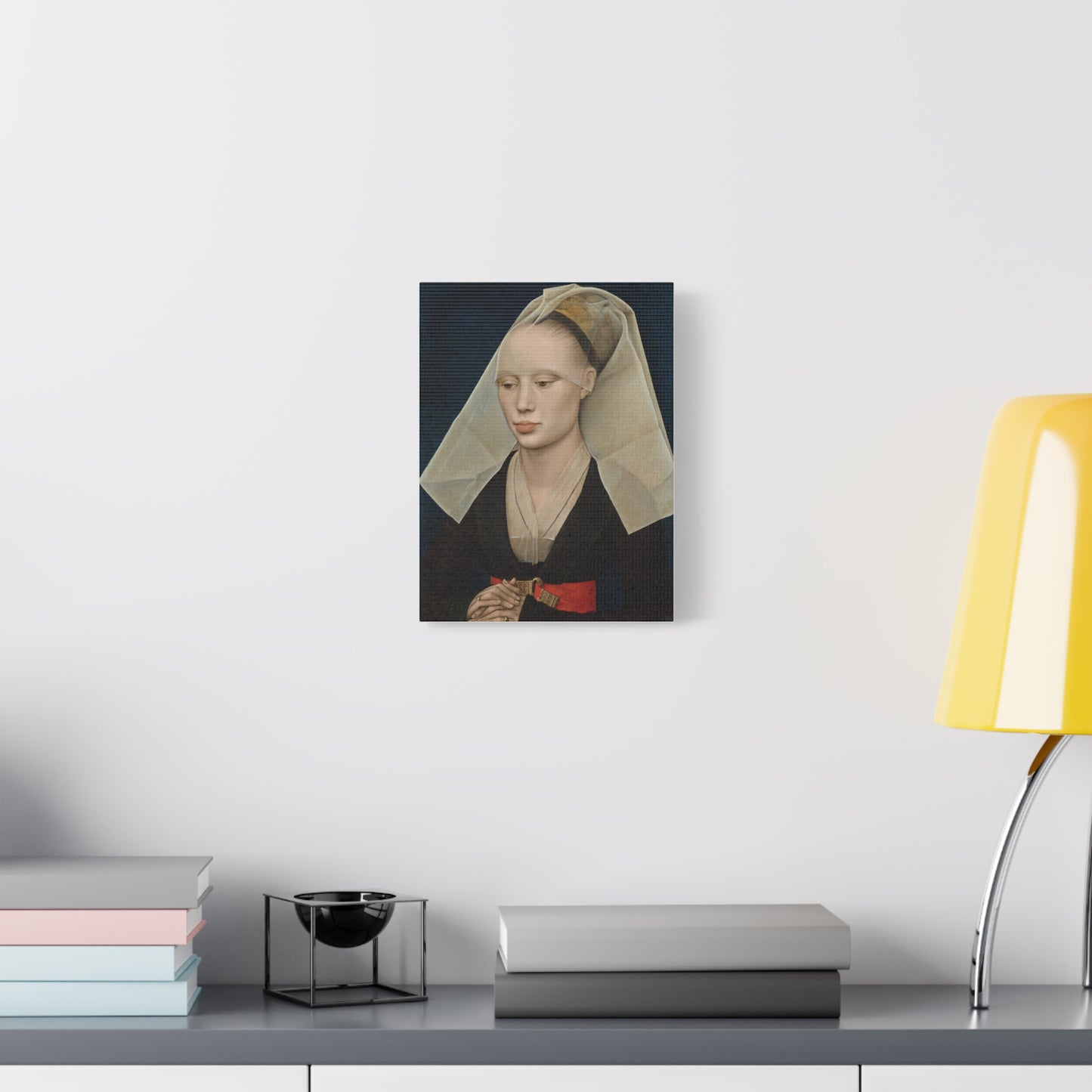 Portrait of a Lady by Rogier van der Weyden Matte Canvas Wall Art