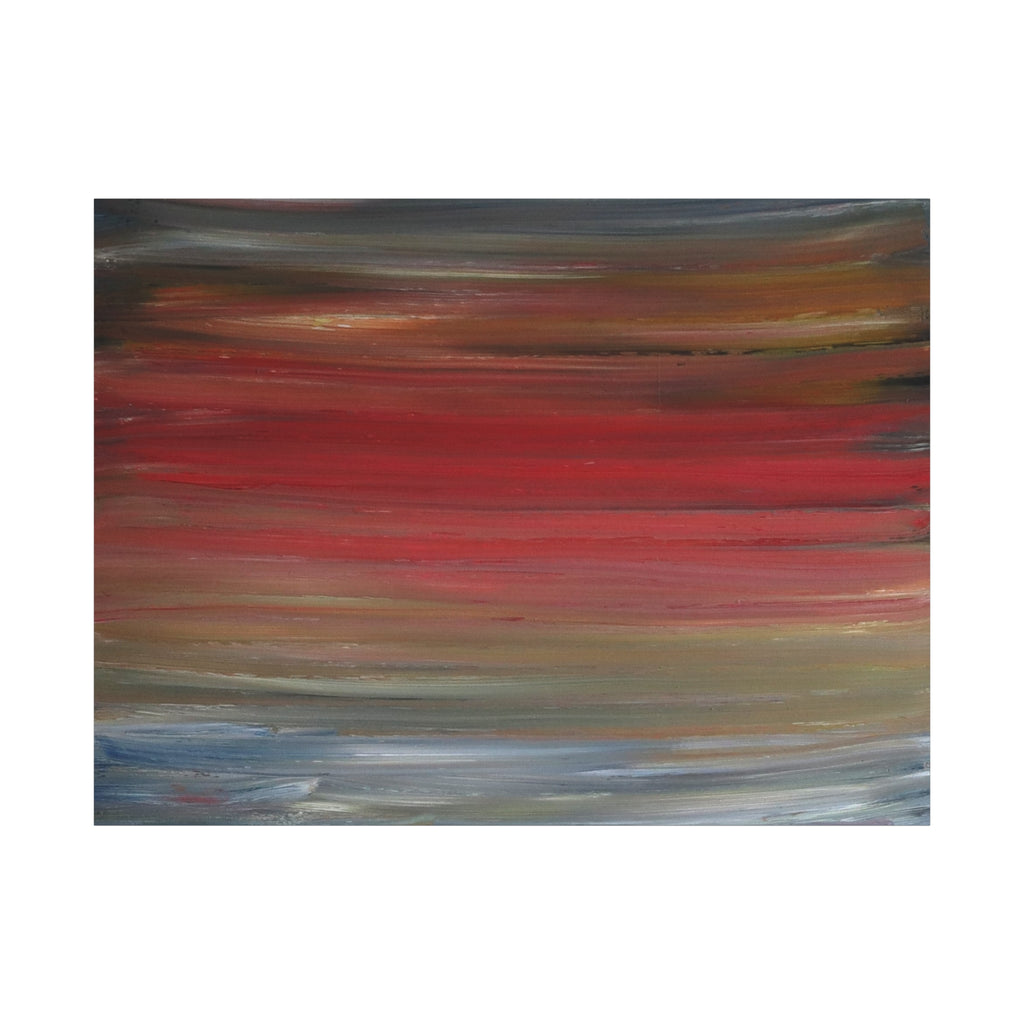 Misty morning by Norman Barrett Matte Canvas Print Wall Art