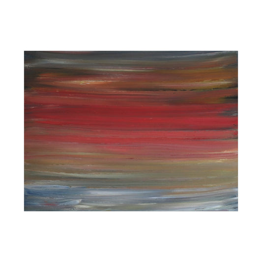 Misty morning by Norman Barrett Matte Canvas Print Wall Art