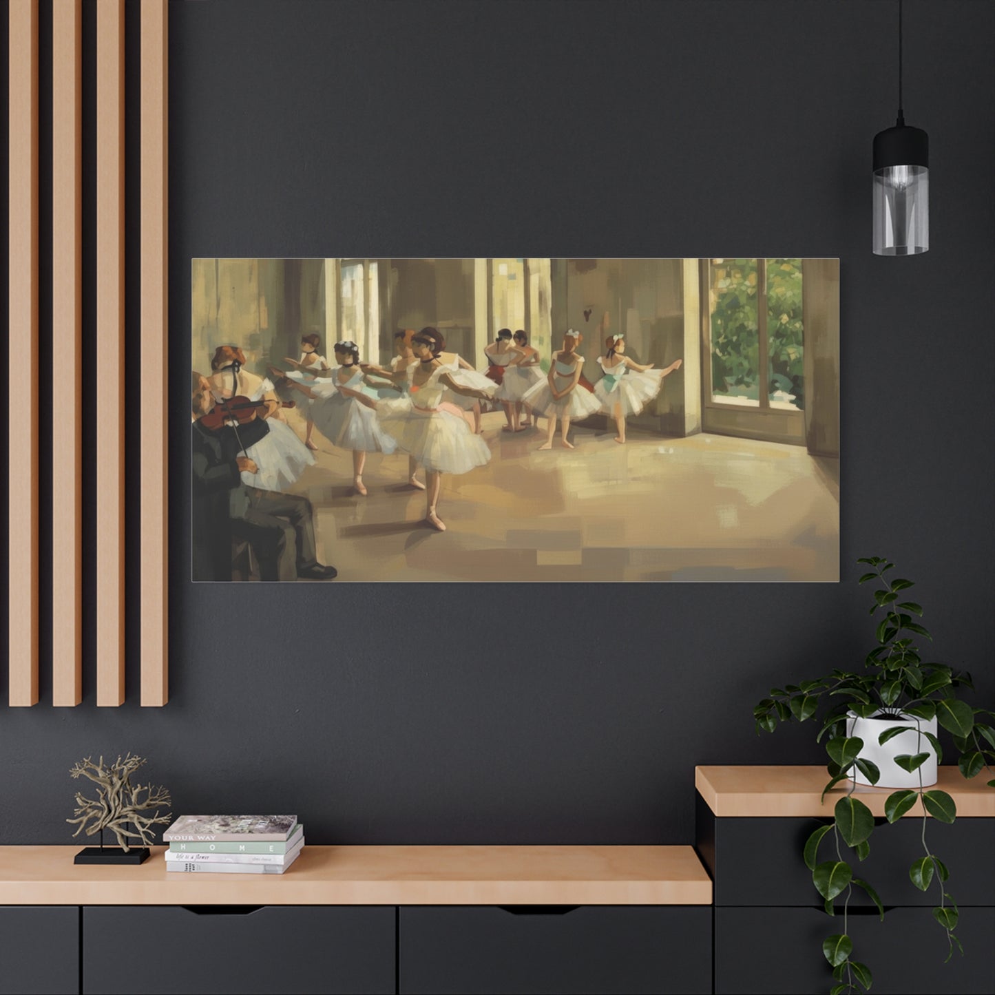 Ballet Rehearsal Matte Canvas