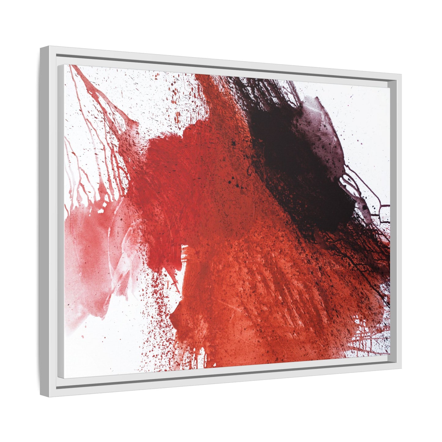Flame by Natalija Miladinovic Matte Canvas Framed Wall Art