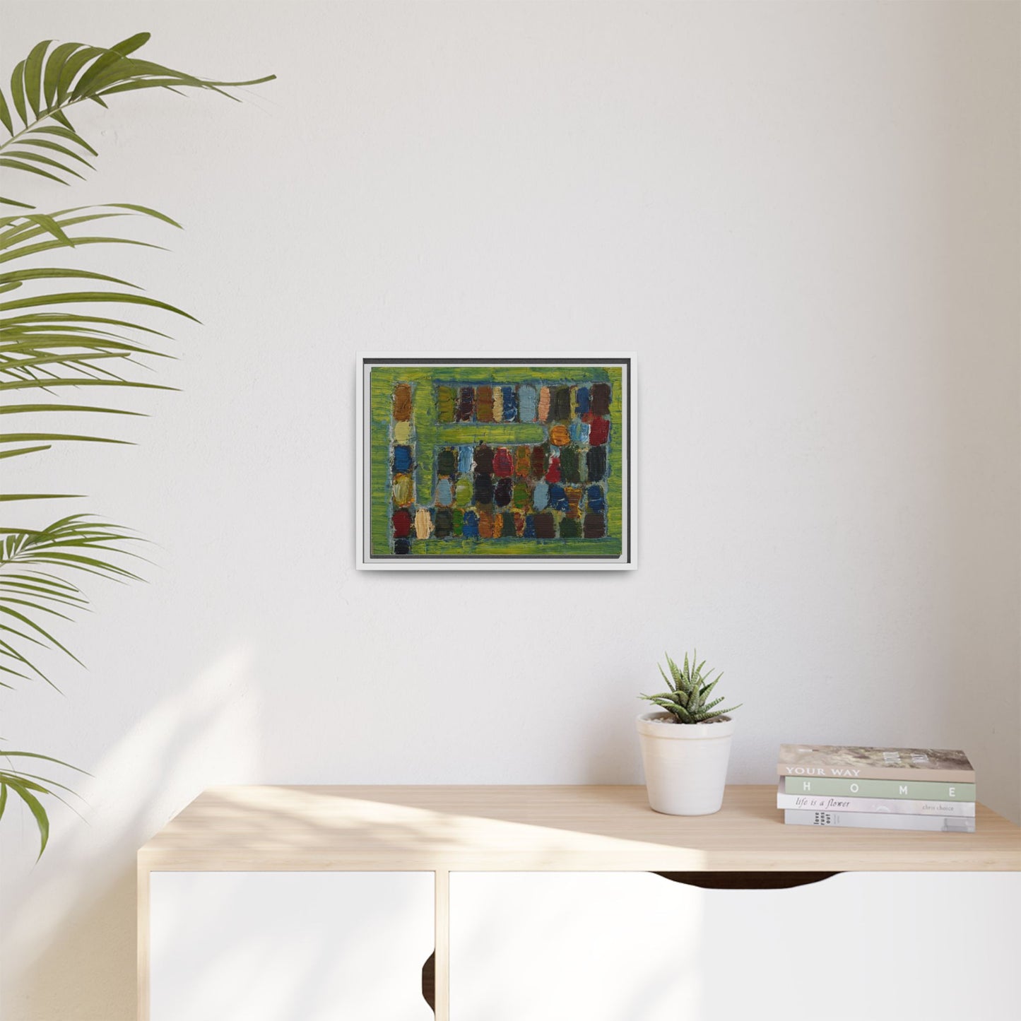 JMC-1970-3 by Jean-Michel Coulon Matte Canvas Framed Wall Art Print