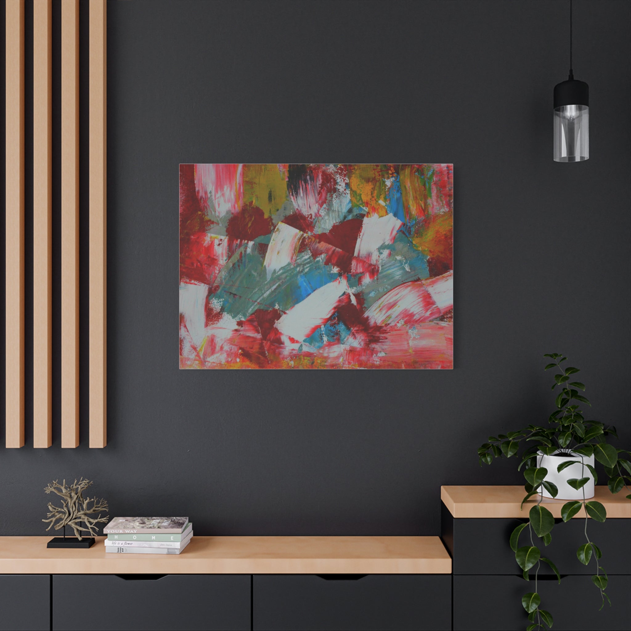 Lisbon falls by Kinga Ogieglo Matte Canvas Wall Art