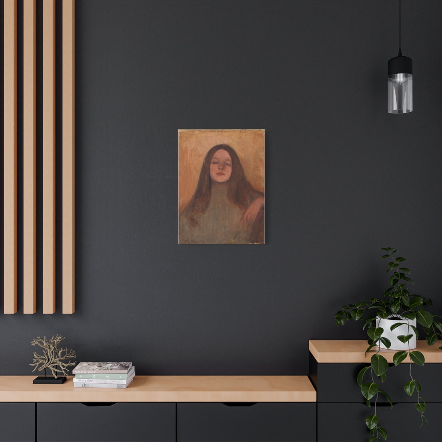Thyra Elisabeth by Ellen Thesleff Matte Canvas Wall Art Print