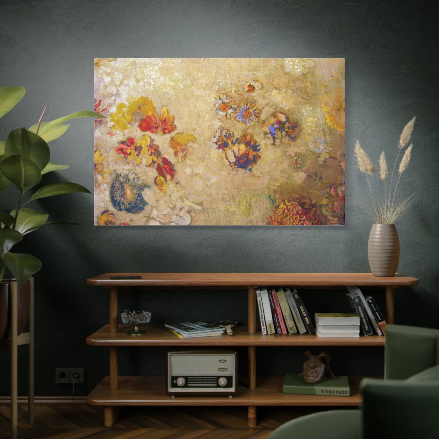 Andrevanb Panneau Décoratif by Odilon Redon Matte Canvas Wall Art Print