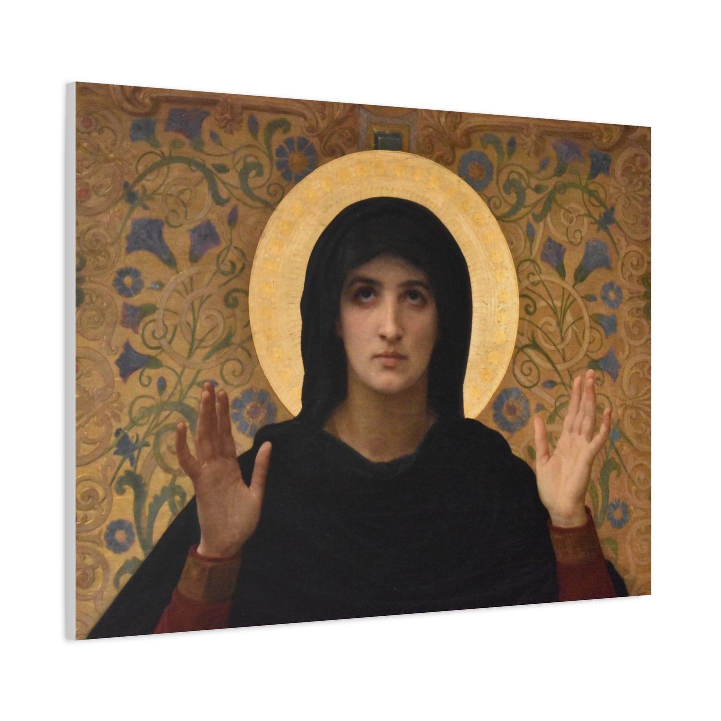 La Vierge consolatrice by William Adolphe Bouguereau Matte Stretched Wall Art