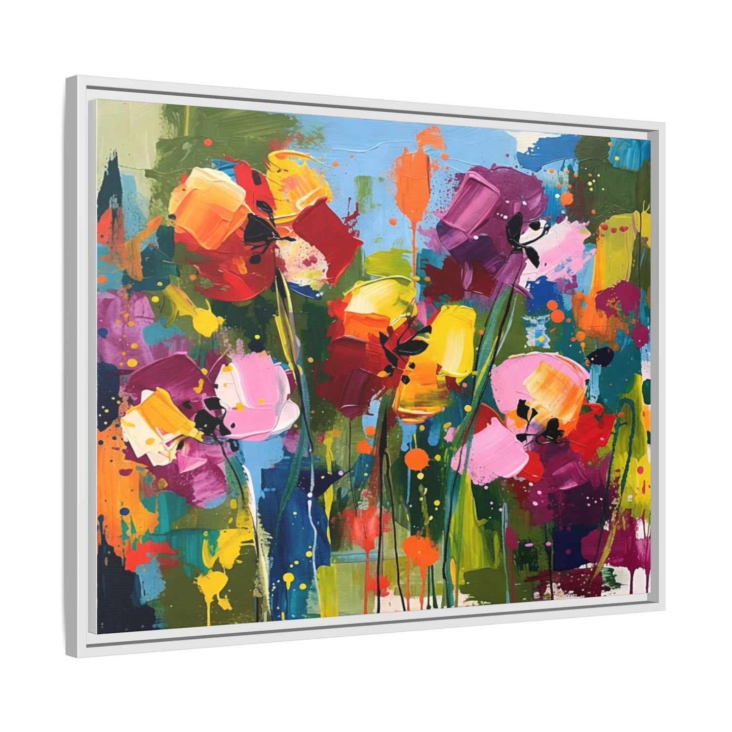 Matte Canvas, Framed (Multi-color)