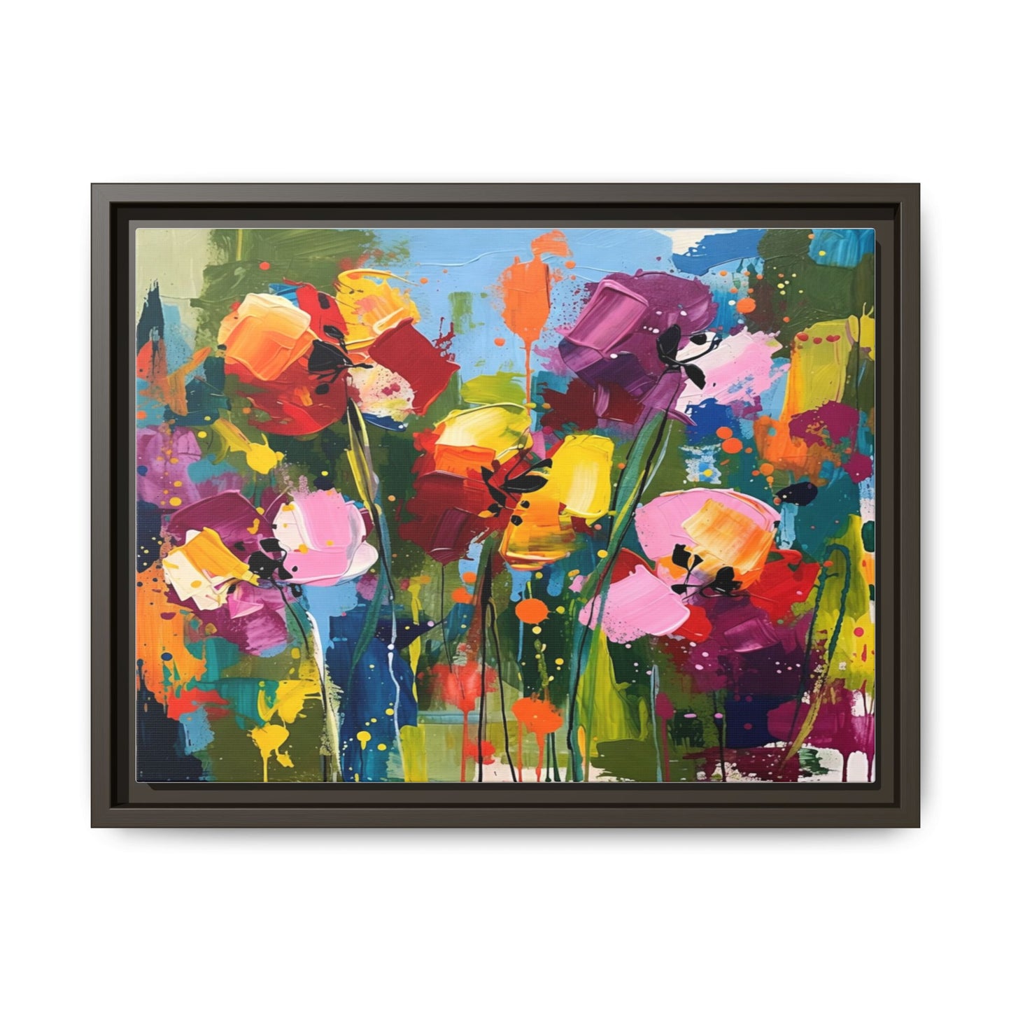 Matte Canvas, Framed (Multi-color)