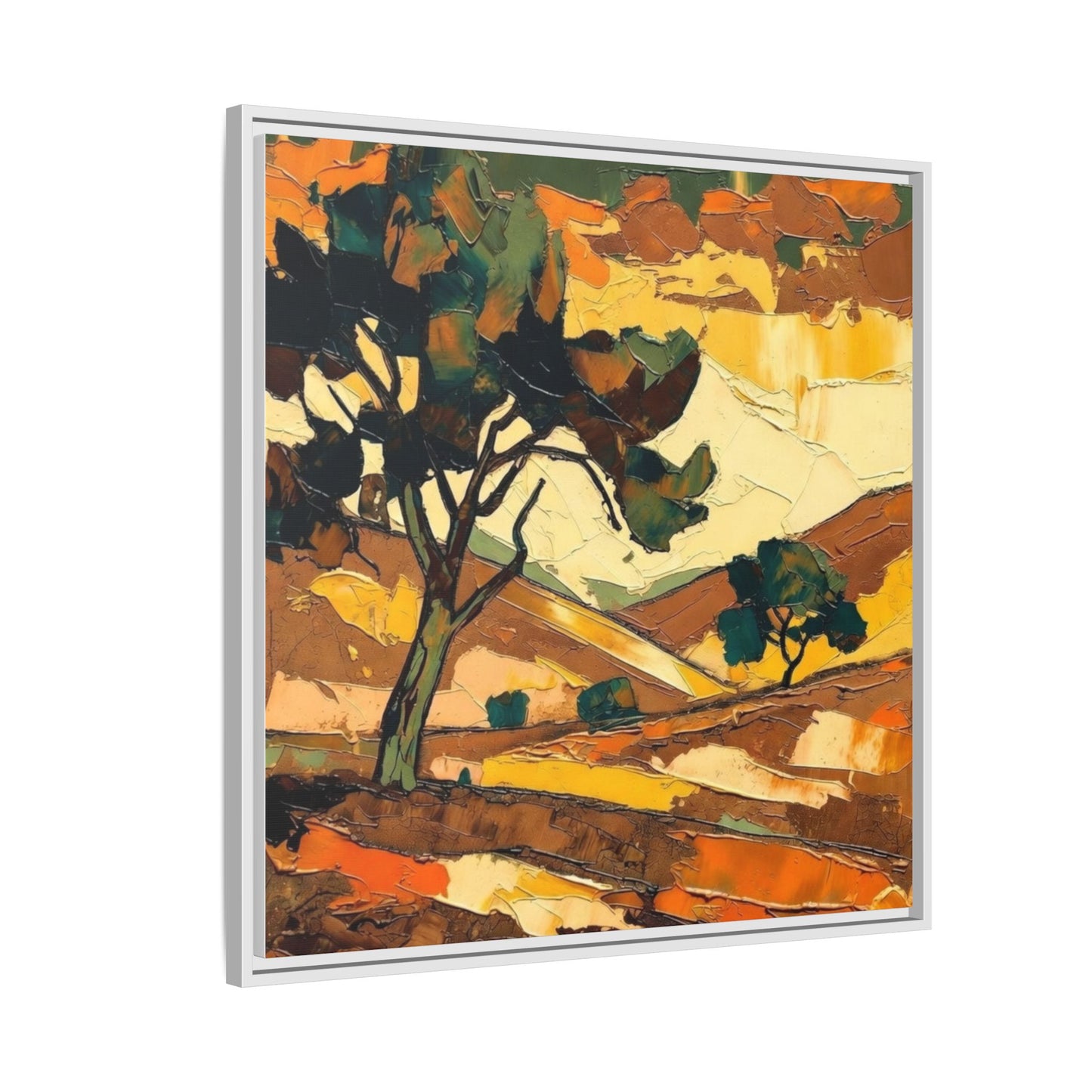 Framed Matte Canvas Landscape Art Print