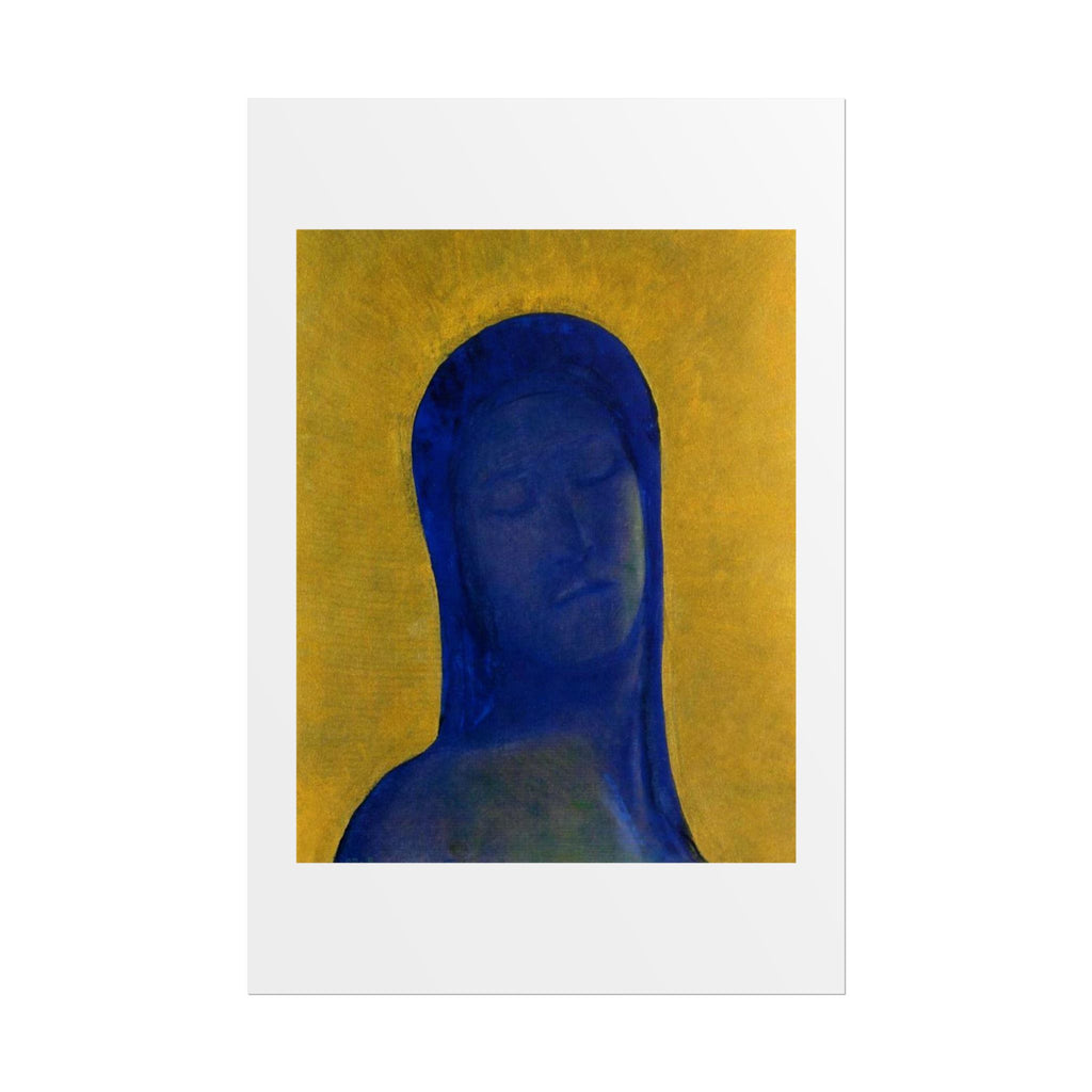 Closed Eyes by Odilon Redon Wall Art Print