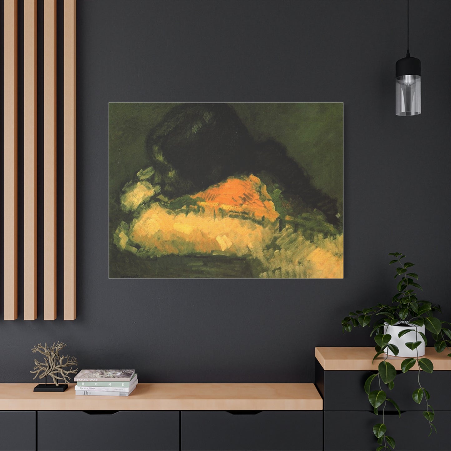La Chata by Isidre Nonell Matte Canvas Wall Art Print