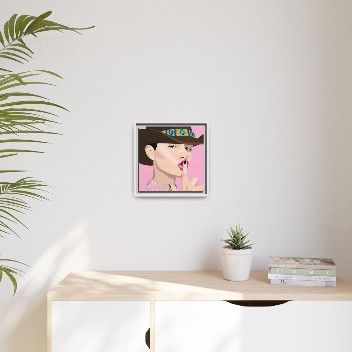 Vivid 63 by Orit Fuchs Matte Framed Canvas Wall Art