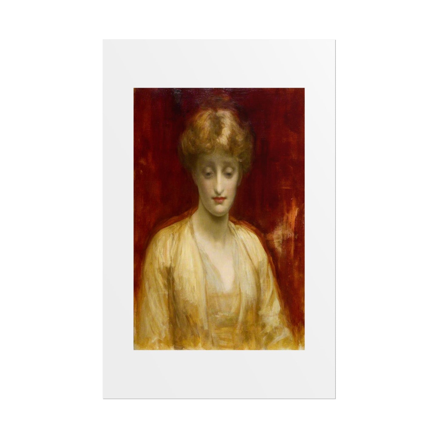 Mrs Williams by Lord Frederic Leighton Wall Art Print