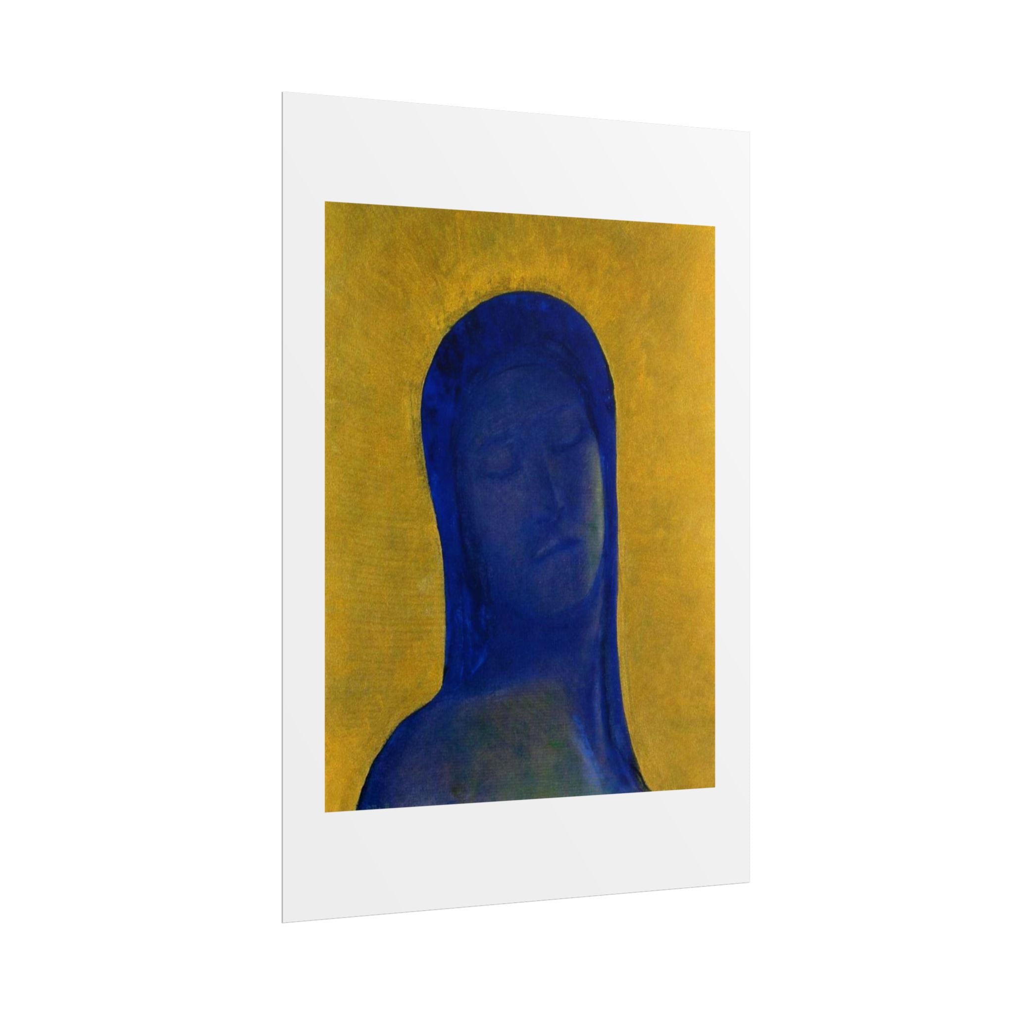 Closed Eyes by Odilon Redon Wall Art Print