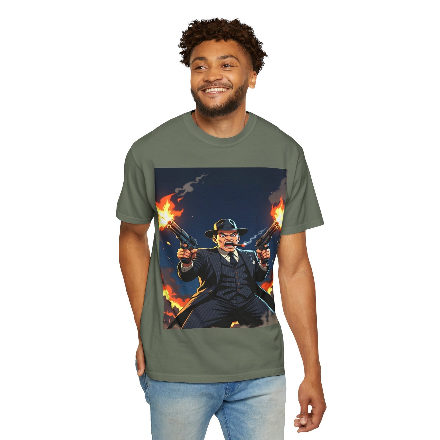 Gangster T‑Shirt — Vintage Outlaw Graphic Tee