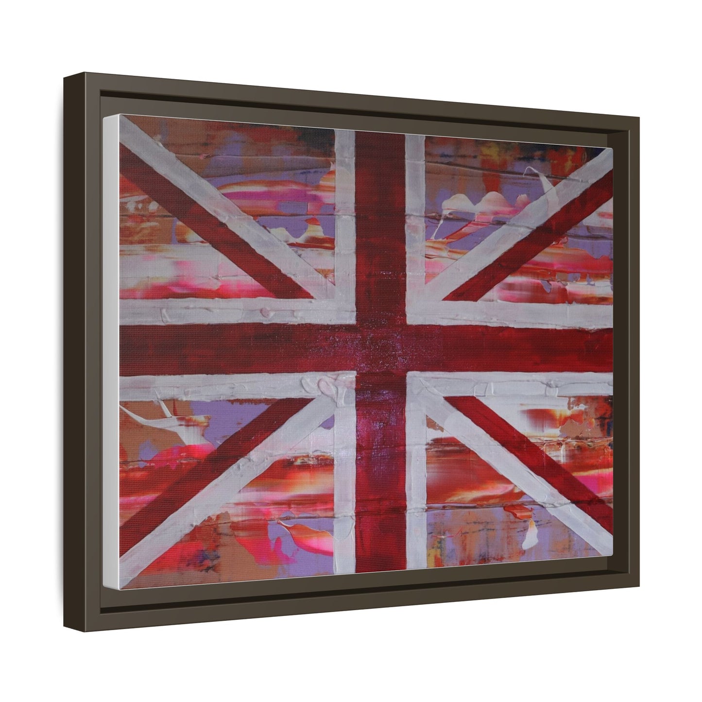 Union Jack is back! by Norman Barrett Framed Matte Canvas Print Wall Art