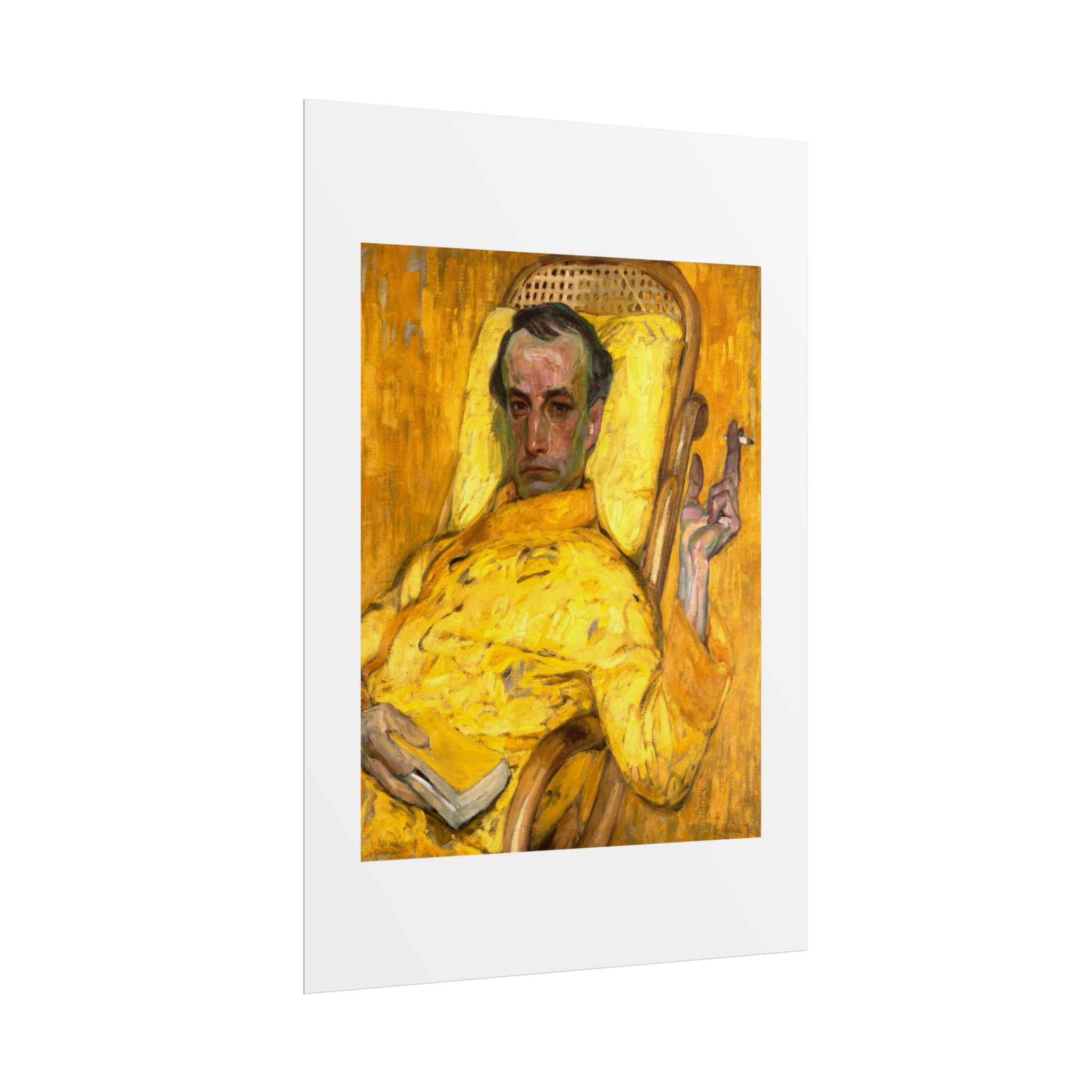The Yellow Scale by František Kupka Wall Art Print
