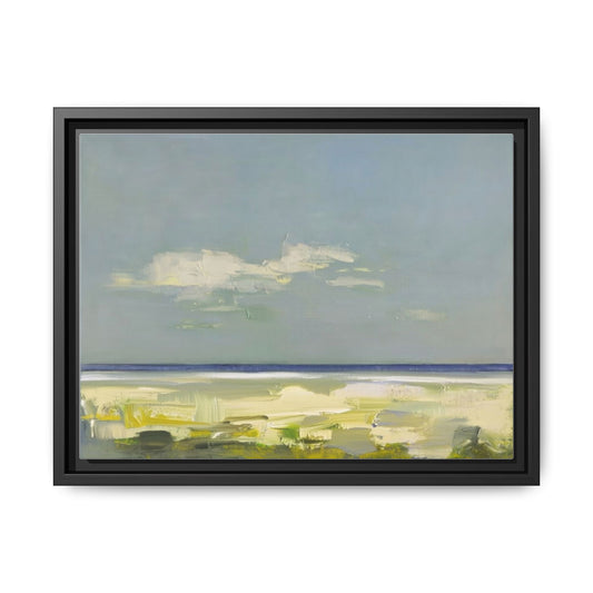 Coastal Calm Matte Canvas Framed Wall Art