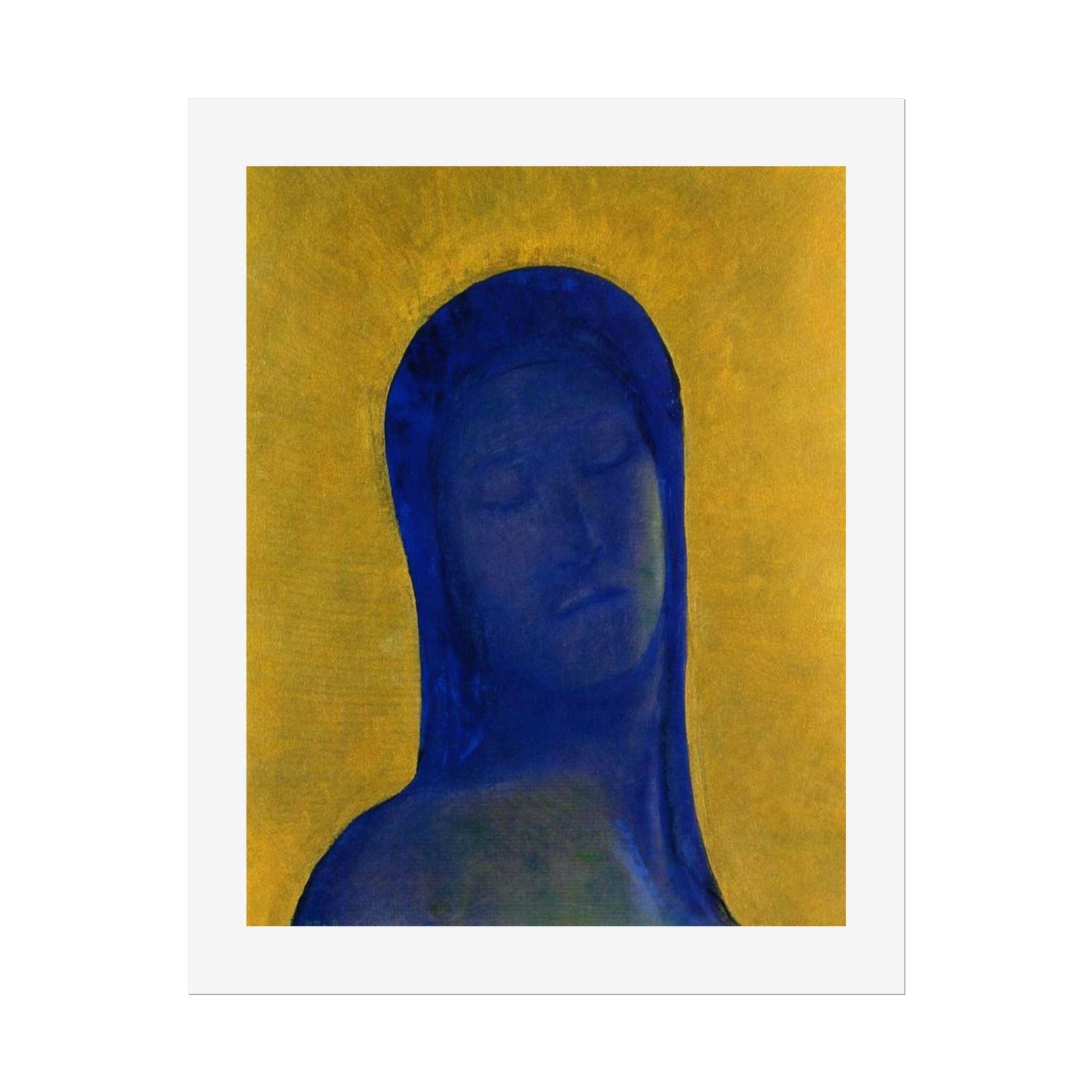 Closed Eyes by Odilon Redon Wall Art Print