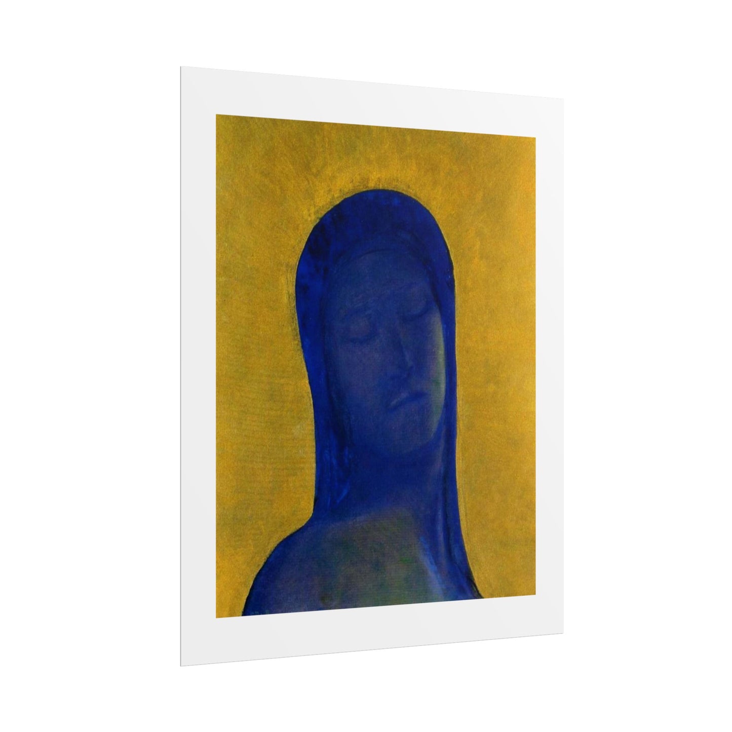 Closed Eyes by Odilon Redon Wall Art Print
