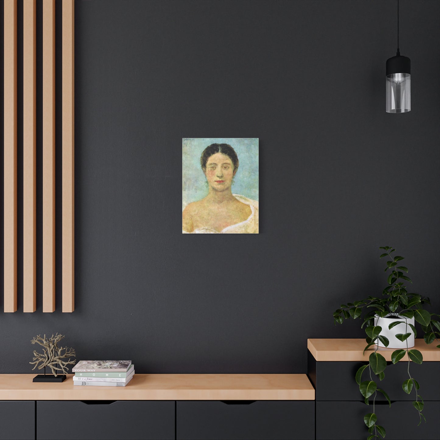 Bianca by Max Klinger Print Matte Stretched Canvas
