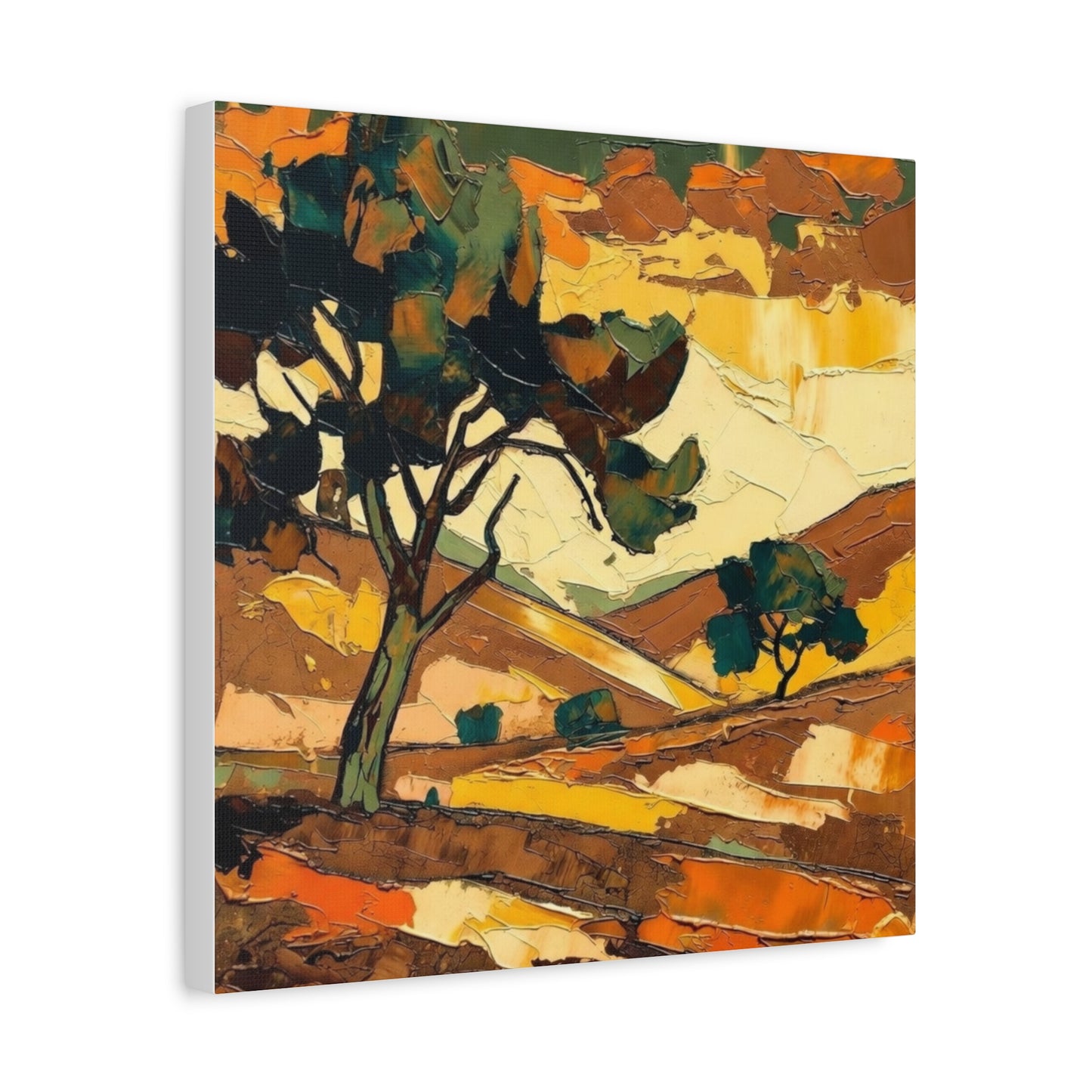 Abstract Autumn Landscape Canvas