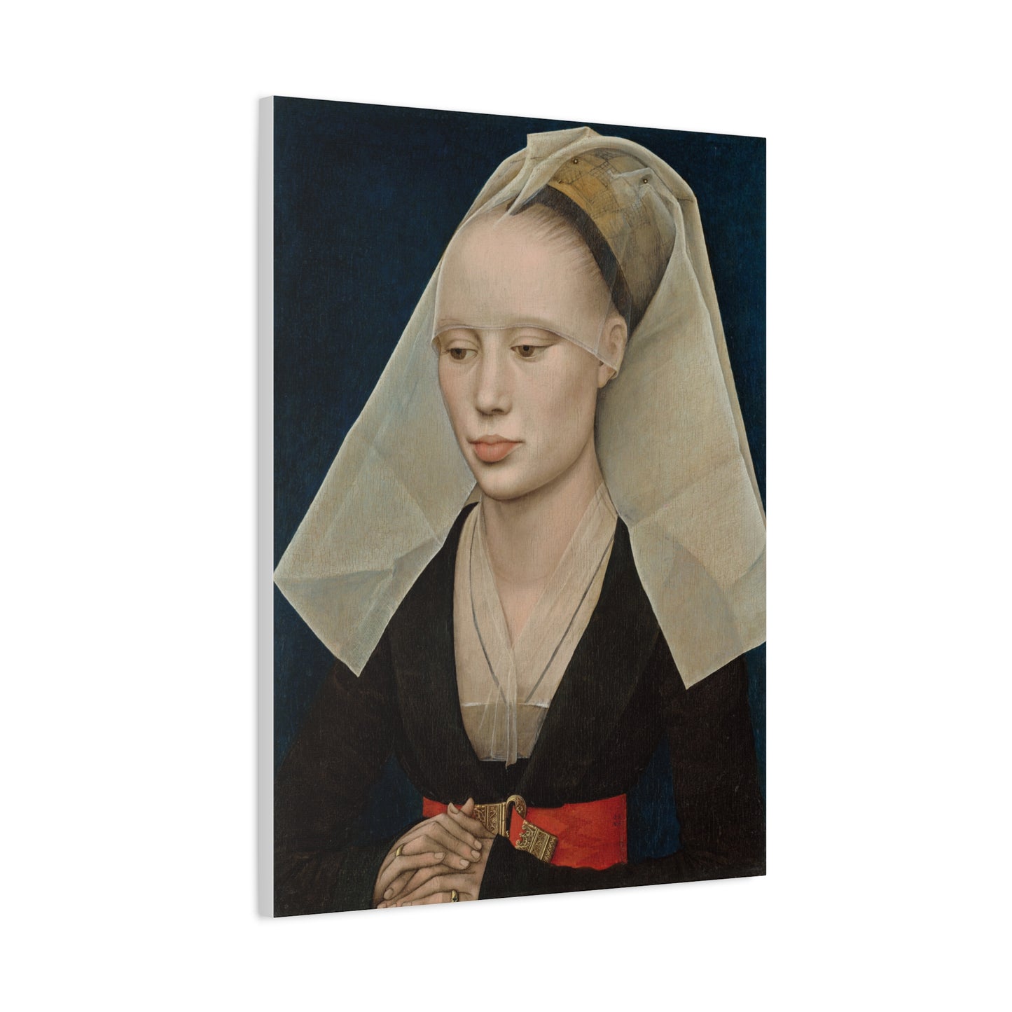 Portrait of a Lady by Rogier van der Weyden Matte Canvas Wall Art