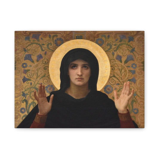 La Vierge consolatrice by William Adolphe Bouguereau Matte Stretched Wall Art
